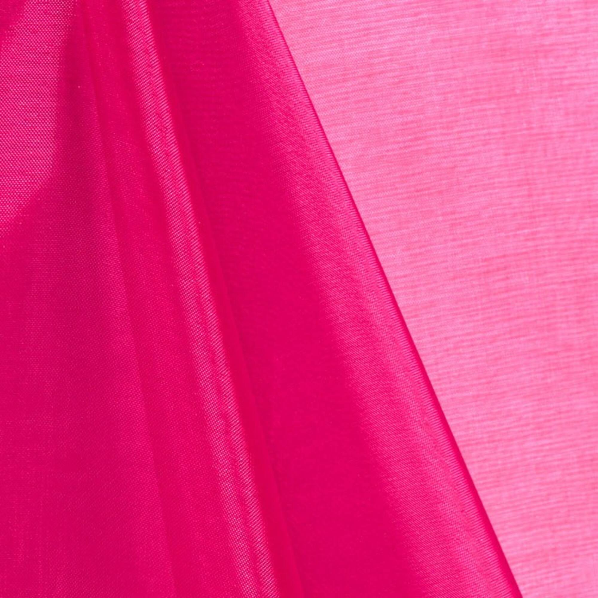 Fuchsia Mirror Organza